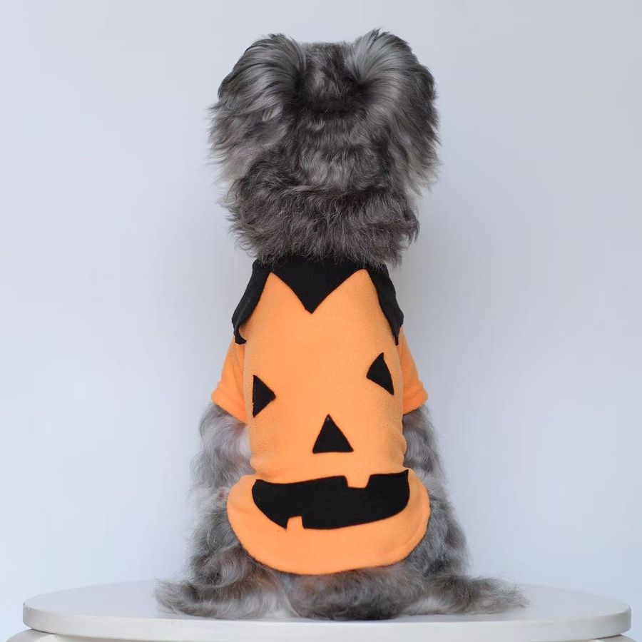 Pumpkin-Face Fleece Hoodie
