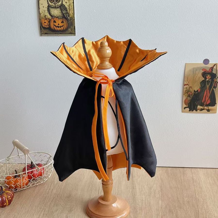 Black & Orange Witch Cape