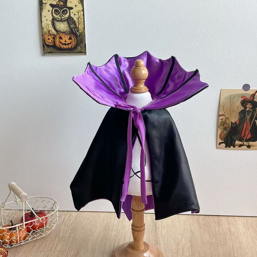 Purple & Black Witch Cape